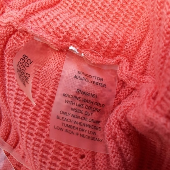 NWT Calvin Klein Porcelain Rose Cardigan M - Picture 4 of 5